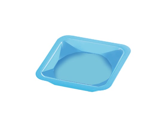 3-6027-06ウェニングボート140×140×22mm非帯電青500枚入【1袋(500枚入)】(as1-3-6027-06)