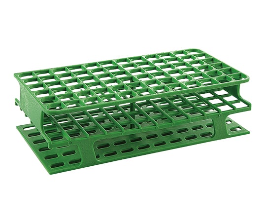 3-6029-03一体成型試験管立て緑13φmm【1個】(as1-3-6029-03)