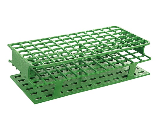 3-6029-08一体成型試験管立て緑16φmm【1個】(as1-3-6029-08)