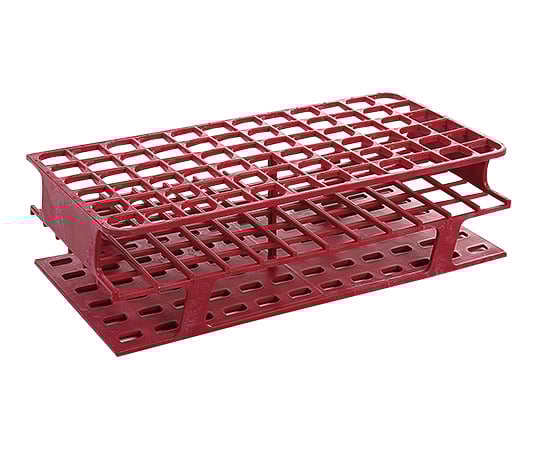 3-6029-09一体成型試験管立て赤紫16φmm【1個】(as1-3-6029-09)