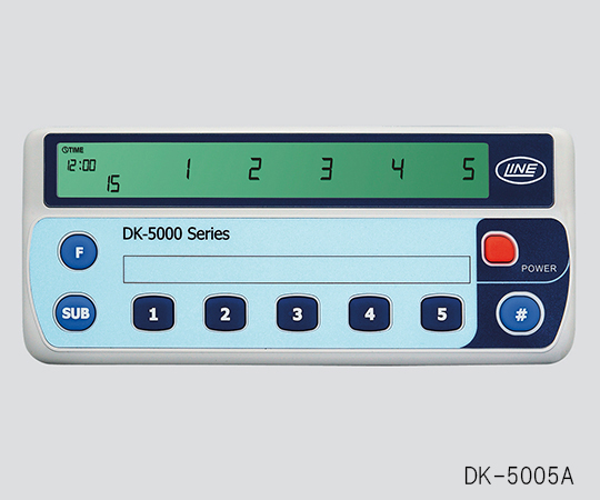 3-6088-03 電子式数取器(5連式) DK-5005C