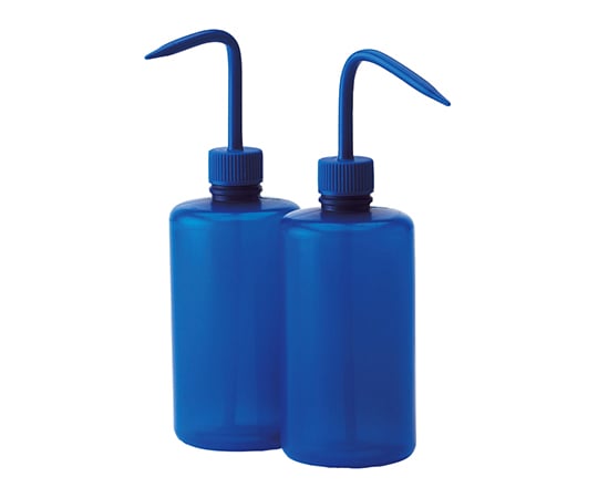 3-6120-04 カラー識別細口洗浄瓶 （Azlon） ブルー WGR138P