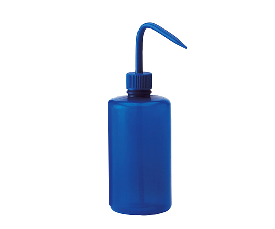 3-6120-04 カラー識別細口洗浄瓶 （Azlon） ブルー WGR138P