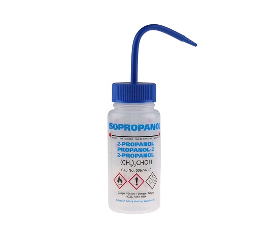 薬品標識広口洗浄瓶 （Azlon） 250mL イソプロパノール WGW533VTML