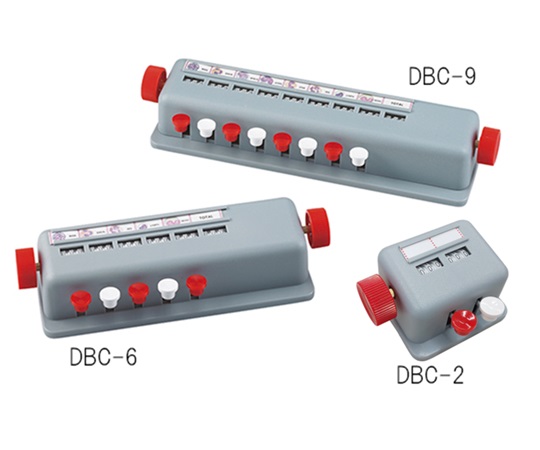 3-6135-02 手動式白血球分類計数器 表示部 6個 DBC-6