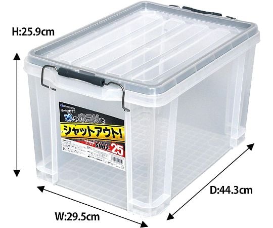 取扱を終了した商品です］防水シールドコンテナ(約24L) SLC-25C 3-6158