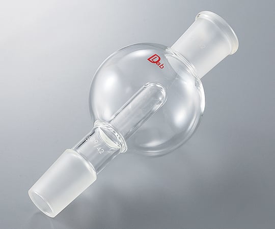 3-6165-01ロータリーエバポレーター用トラップ球上部摺合TS29/42下部摺合TS15/25【1個】(as1-3-6165-01)