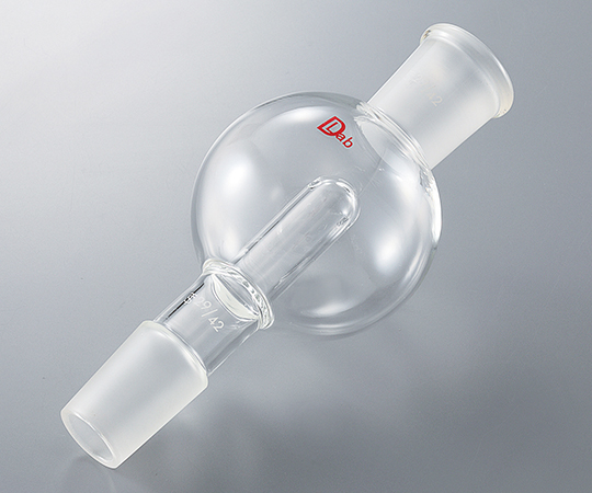 3-6165-02ロータリーエバポレーター用トラップ球上部摺合TS29/42下部摺合TS19/38【1個】(as1-3-6165-02)