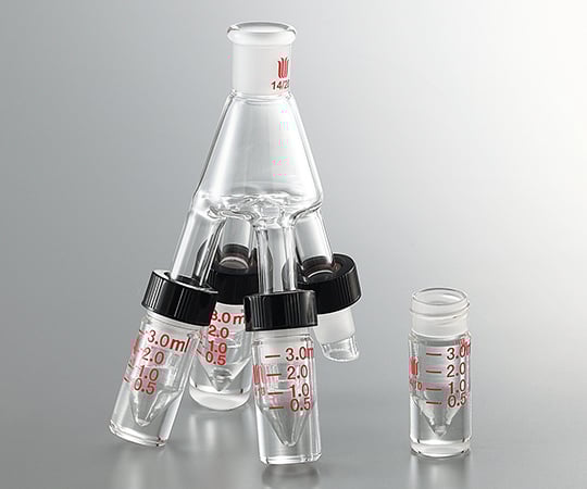 3-6166-12ショートパス蒸留装置セットVバイアルフラスコセット【1式】(as1-3-6166-12)