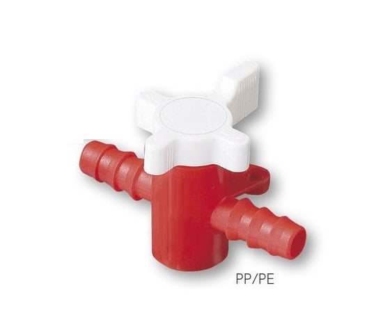 3-6216-012方コック(適合チューブ内径φ5～7mm)【1個】(as1-3-6216-01)