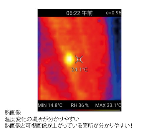 3-634-01-20 サーモグラフィー 校正証明書付 SGT