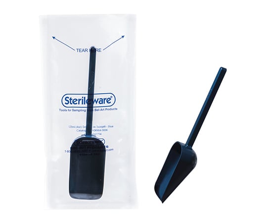 【滅菌】3-6362-02滅菌サンプリングスコップ金属探知反応タイプ125mL【1箱(100個入)】(as1-3-6362-02)