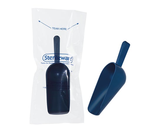 【滅菌】3-6362-03滅菌サンプリングスコップ金属探知反応タイプ250mL【1箱(100個入)】(as1-3-6362-03)