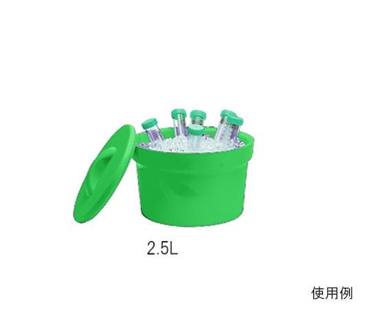 アズワン3-6391-04アイスバケツMagicTouch2(TM)容量2.5Lグリーン【1個】(as1-3-6391-04)