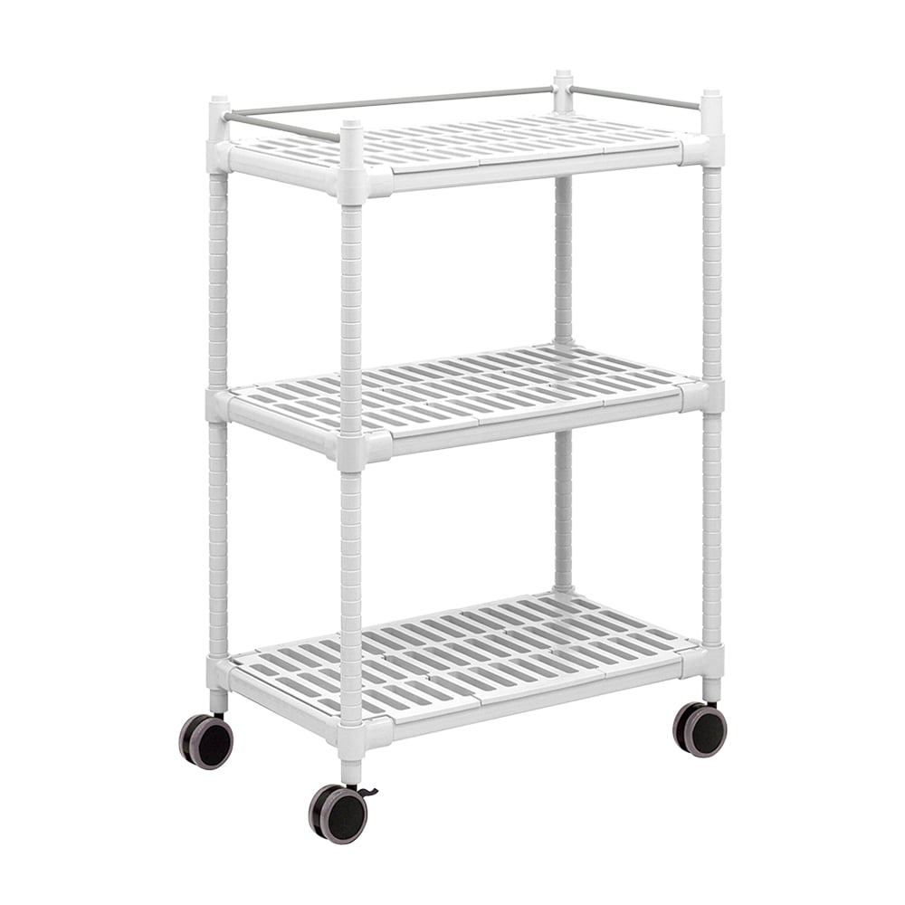 3-6494-07-73 シェルビング2方向コネクター ABS製 ホワイト 【AXEL