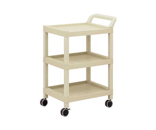 【組立】アズワン3-6498-02モバイルカート（角柱タイプ）3段690×435×900【1個】(as1-3-6498-02)