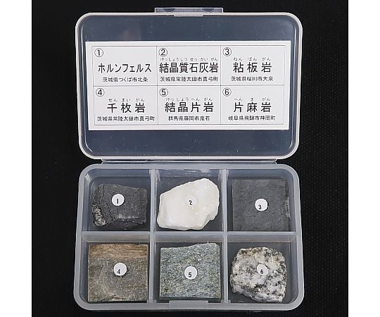 岩石標本（岩石標本変成岩6種）