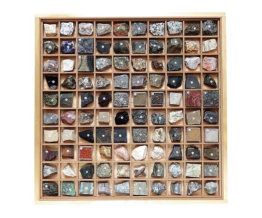 3-657-08 岩石標本（岩石標本100種）