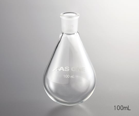 3-6588-03 なす型フラスコ(肉厚タイプ) 50mL 15/25 FGN-0051525