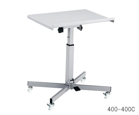 3-6624-02昇降・チルト作業台ガススプリング昇降式キャスタータイプ650×450×670～810mm【1台】(as1-3-6624-02)