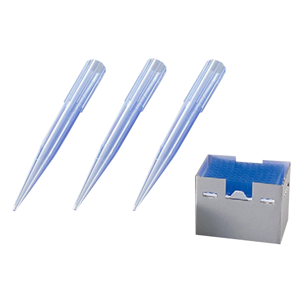 ビオラモサクラチップ（ラックパック用スペアプレート） 1000μL ブルー 1箱（96本×10プレート入）