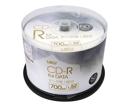 Lazos DVD-R データ用 50枚 L-DD50P ＤＶＤ−Ｒ データ用ＤＶＤ