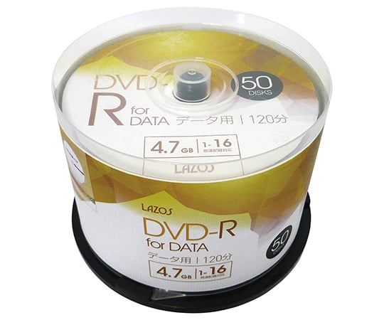3-664-12　ブランクメディアディスク　DVD-R　50枚入 L-DD50P