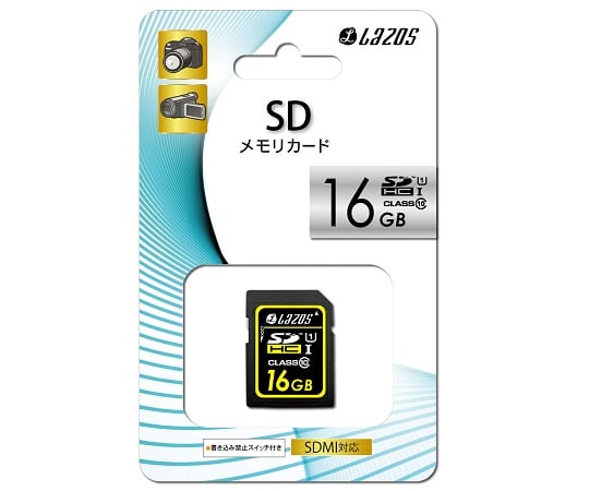 ［取扱停止］SDHCメモリーカード　16GB L-16SD10-U1as1-3-667-14