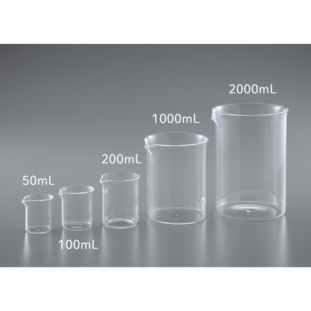 3-6711-05 石英ビーカー 500mL SJBE-500 【AXEL】 アズワン