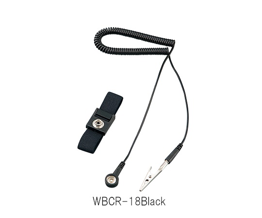 リストストラップ（コード付きタイプ）　WBCR-18Black