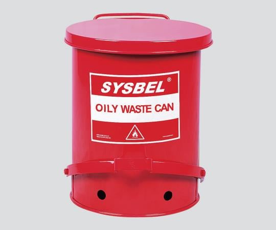 3-6737-01耐火ゴミ箱φ300×400mm【1個】(as1-3-6737-01)