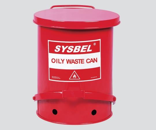 3-6737-03耐火ゴミ箱φ410×510mm【1個】(as1-3-6737-03)