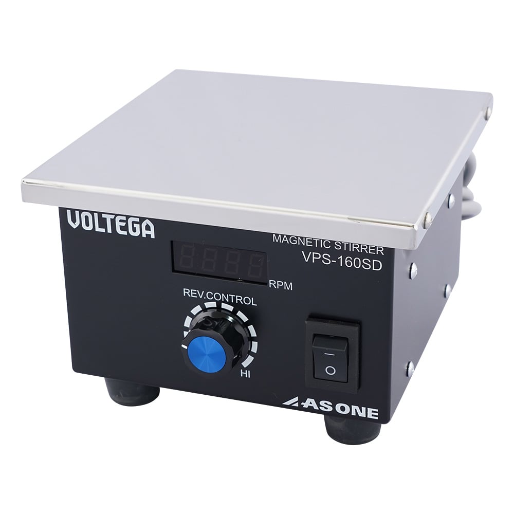 VOLTEGAパワースターラー（SUS天板）デジタルタイプ 160×160mm 出荷前点検検査書付