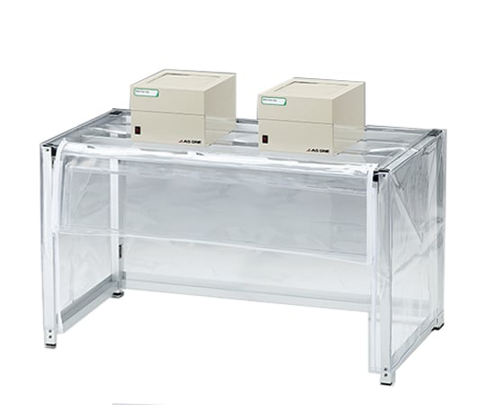 アズワン3-6786-02折りたたみ簡易ドラフトファンユニット2台付き1000×500×550(700)【1個】(as1-3-6786-02)