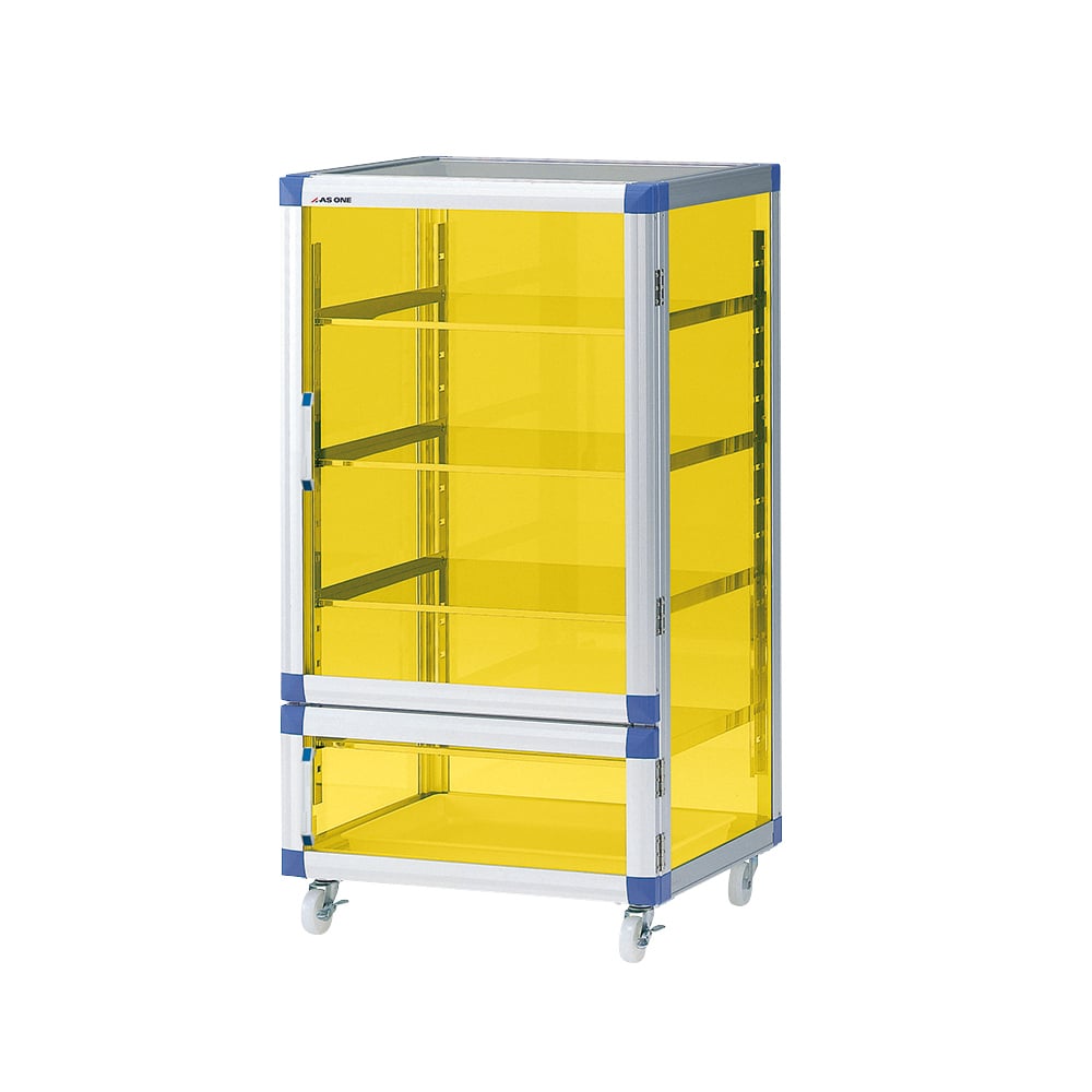 【送料定額】アズワン3-6817-02スタンダードデシケーターBG（UVC）574×517×1085mmステンレス棚・キャスター付き【1個】(as1-3-6817-02)