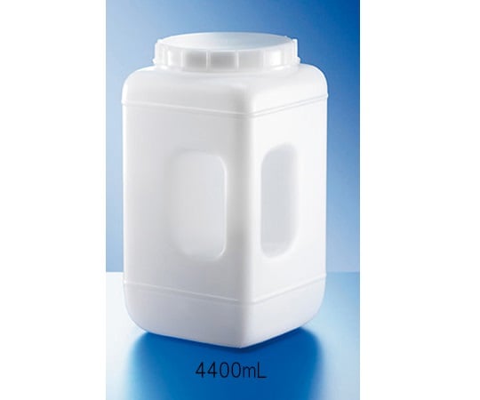 KAUTEX3-6865-02ハンドル付き広口角瓶(キャップ付き)4400mL【1個】(as1-3-6865-02)