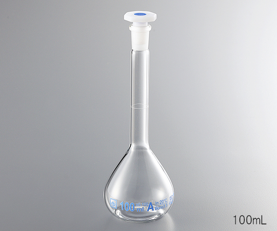 3-6958-05メスフラスコ樹脂栓付き100mL【1個】(as1-3-6958-05)