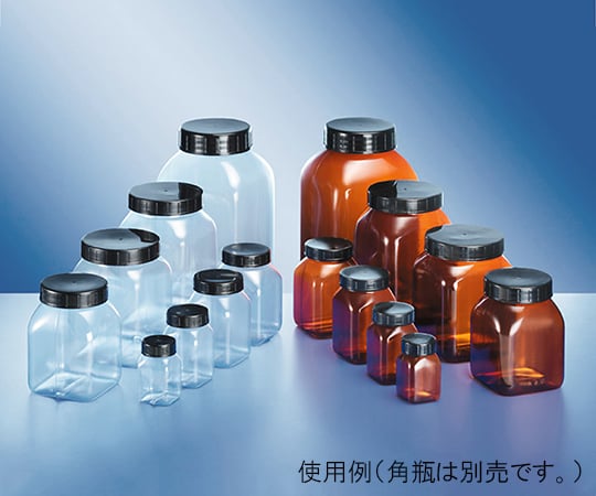 KAUTEX3-6984-06広口角瓶用キャップφ80mm黒（2000mL用）【1個】(as1-3-6984-06)