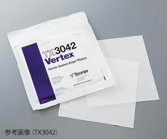 3-6989-02 マイクロワイパー Vertex（R） 230×230mm 1箱（（20枚/袋×5袋）×5袋入） TX3049