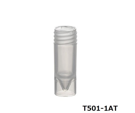 Simport3-7005-02サンプルチューブ（外ネジ）T501-1AT自立型1.2ml1000個入【1袋(1000個入)】(as1-3-7005-02)