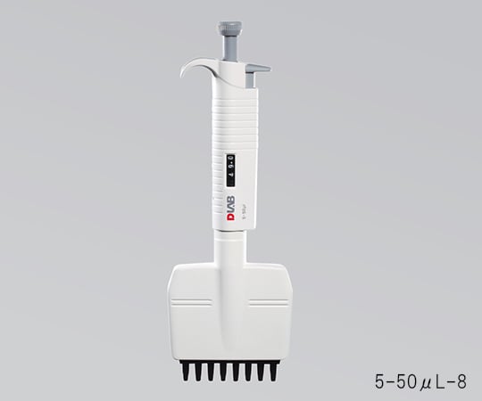 DLAB3-7010-03マイクロペットマルチチャンネル・容量可変タイプチャンネル数8容量範囲50～300μL【1個】(as1-3-7010-03)