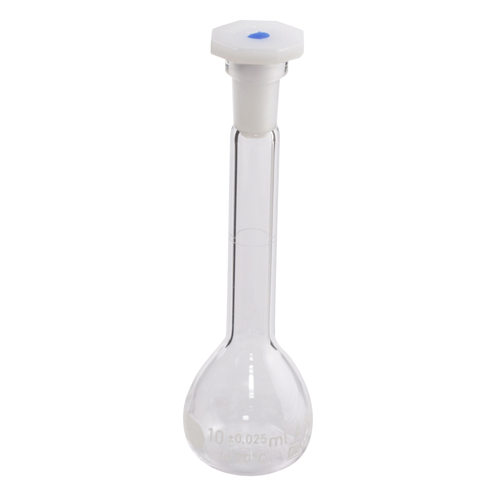 メスフラスコ ClassA 10mL 校正証明書付