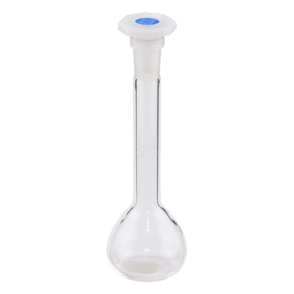 メスフラスコ ClassA 20mL 校正証明書付