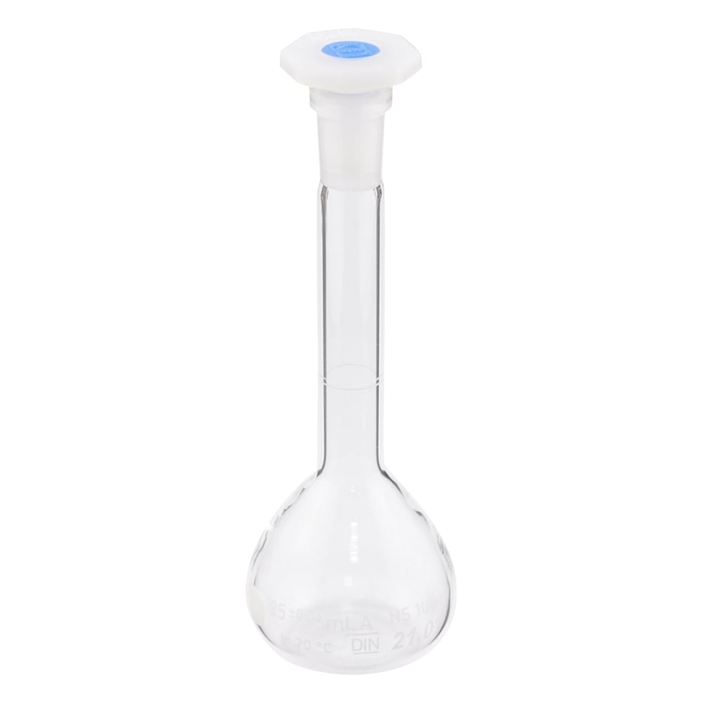 メスフラスコ ClassA 25mL 校正証明書付
