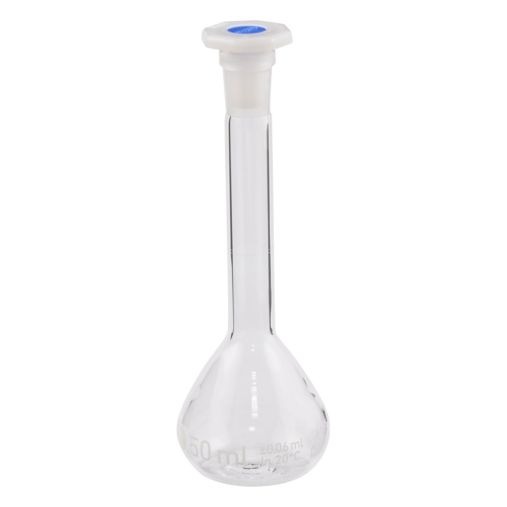 メスフラスコ ClassA 50mL 校正証明書付