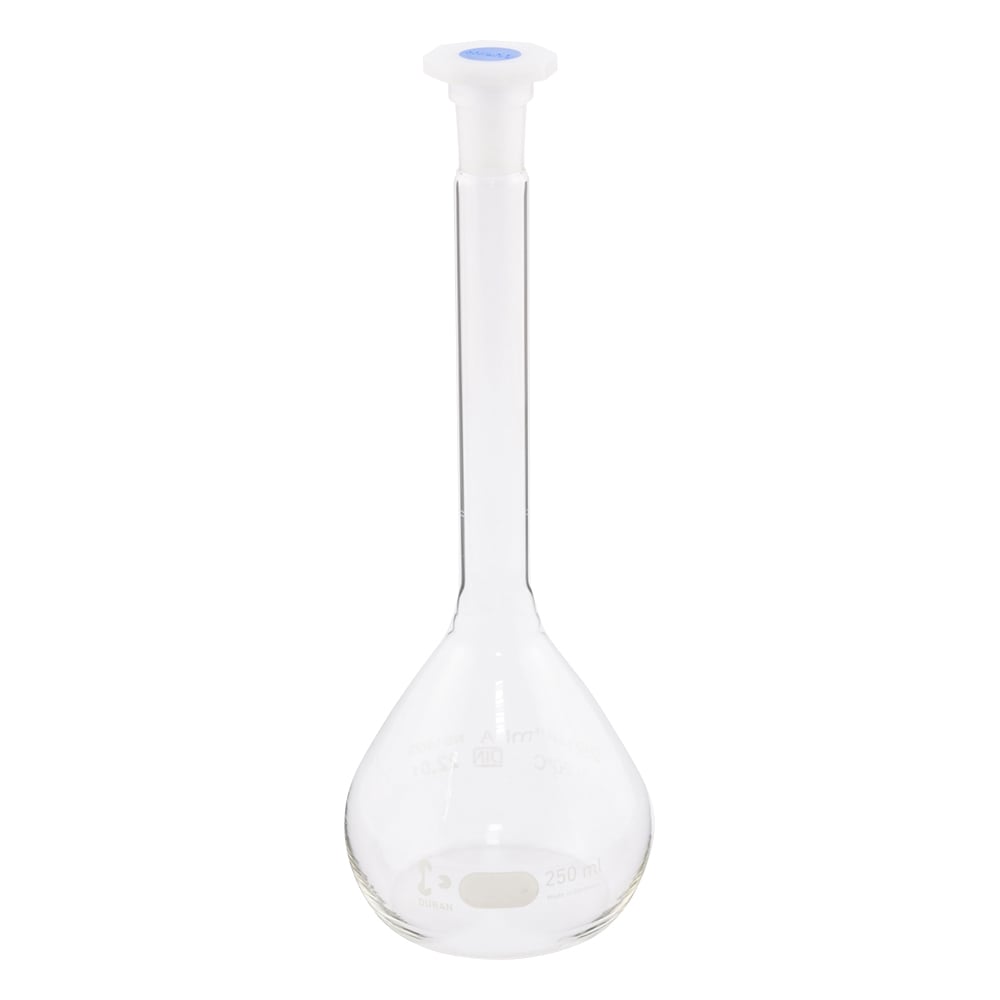 メスフラスコ ClassA 250mL 校正証明書付