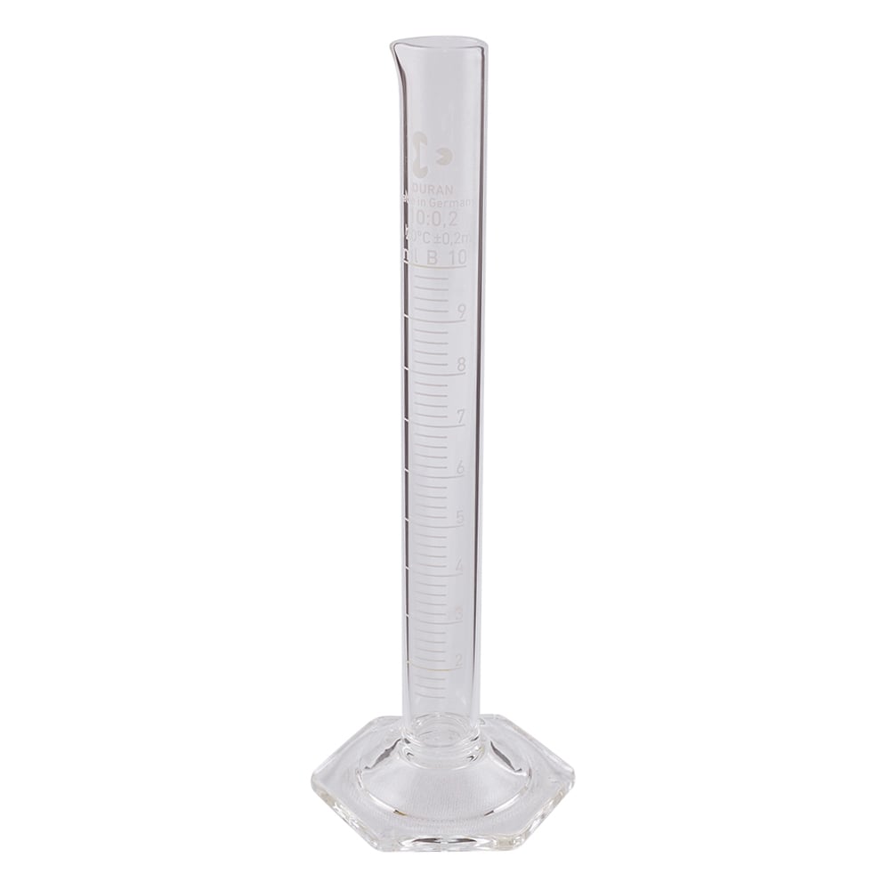 メスシリンダー DURANR 10mL 中国語版校正証明書付