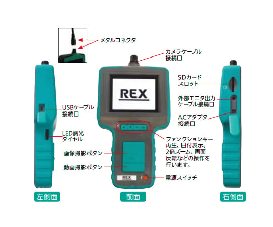 3-7152-01-61 管内カメラGラインスコープ レンタル10日 GLS-2820