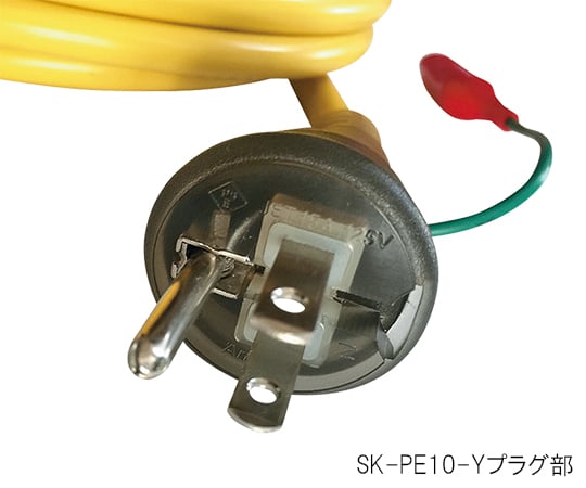 3-7230-01 延長コード 3芯3個口 プラグ2芯3芯兼用 SK-PE10-Y
