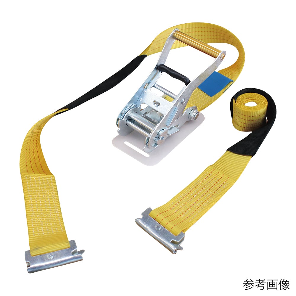 3-7246-03 ラッシングベルト エコノミー レールタイプ 固定側サイズ1m 調整側サイズ7m